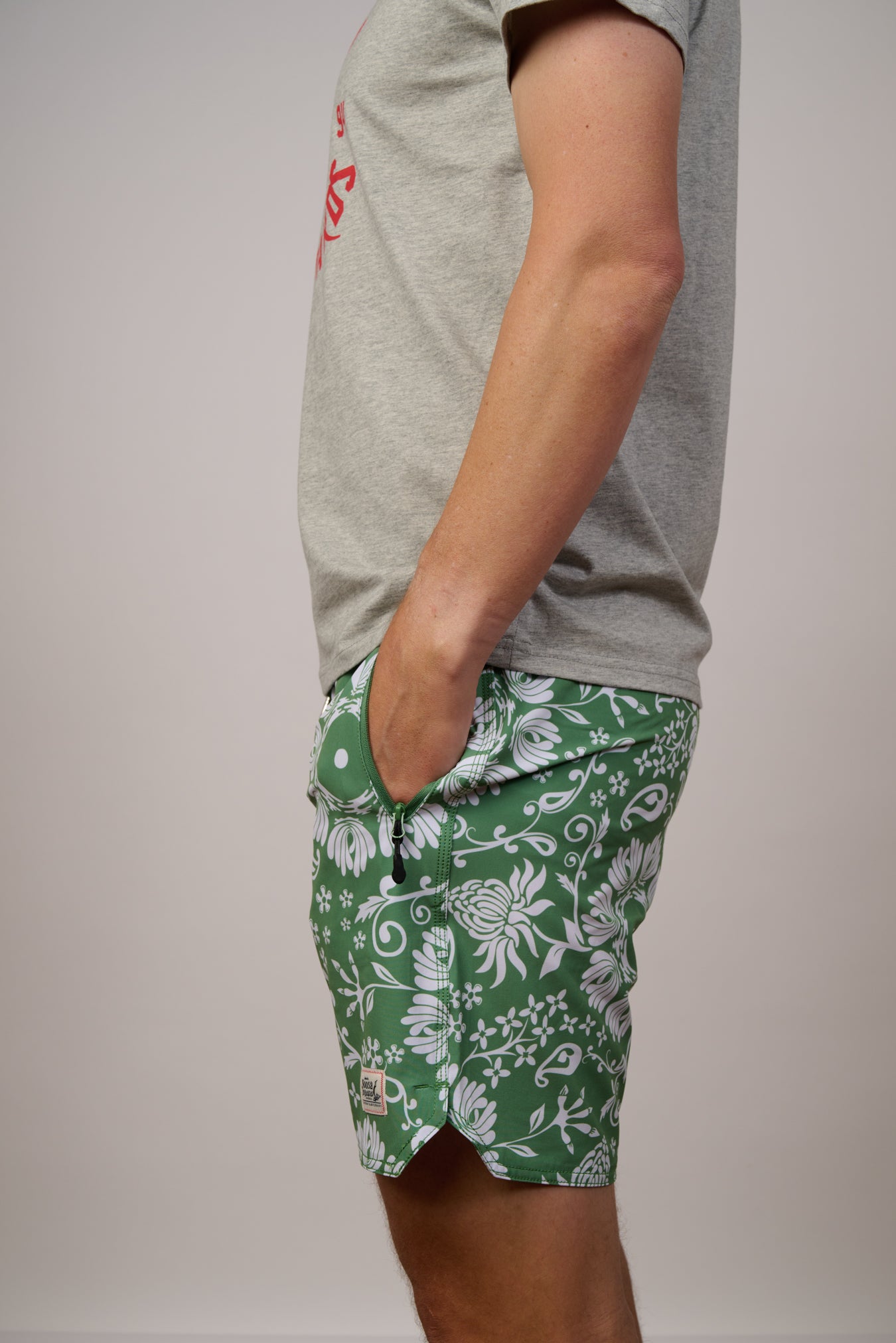 Green mens swim on sale shorts