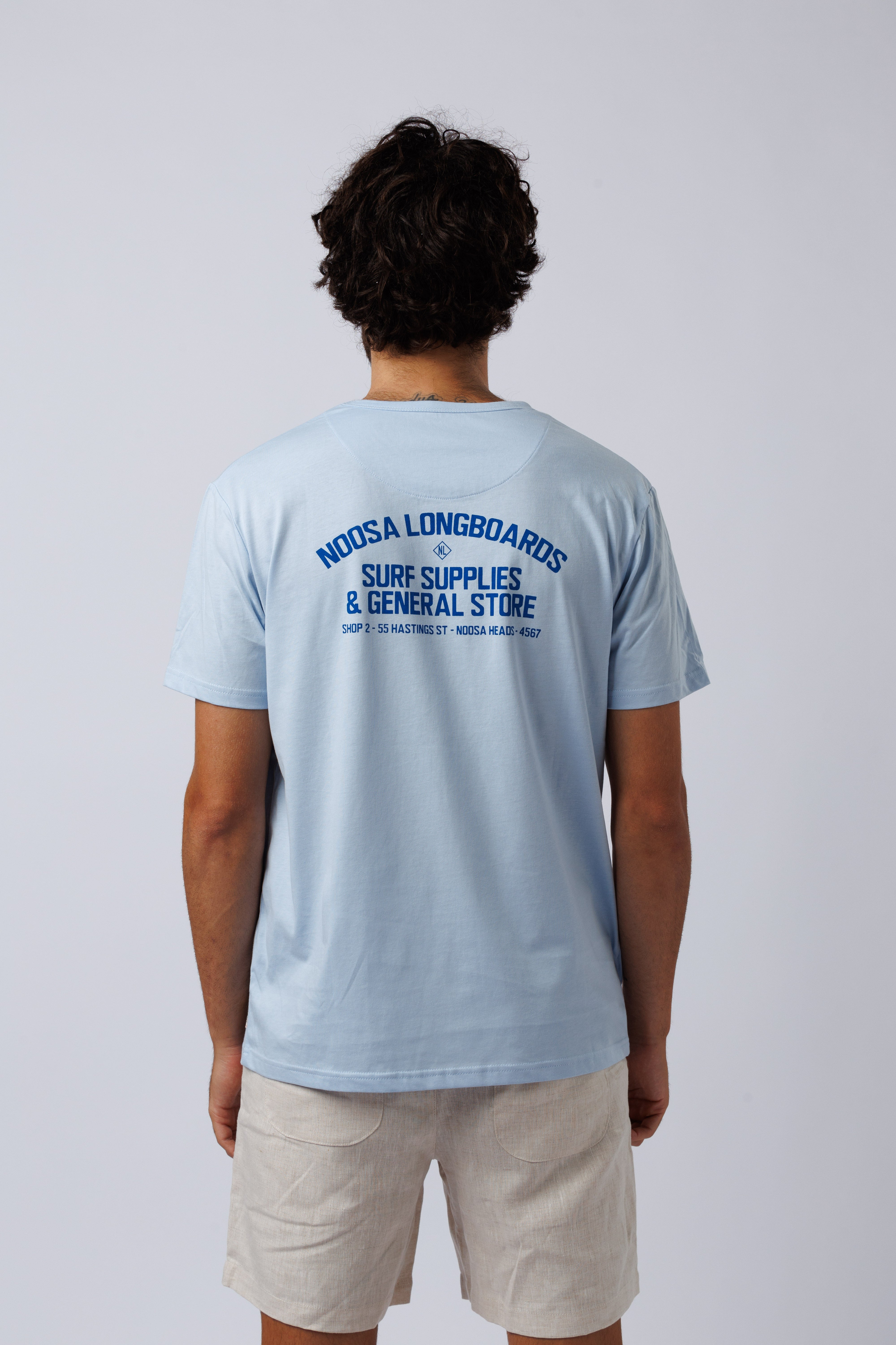 NL Light Blue Address Tee