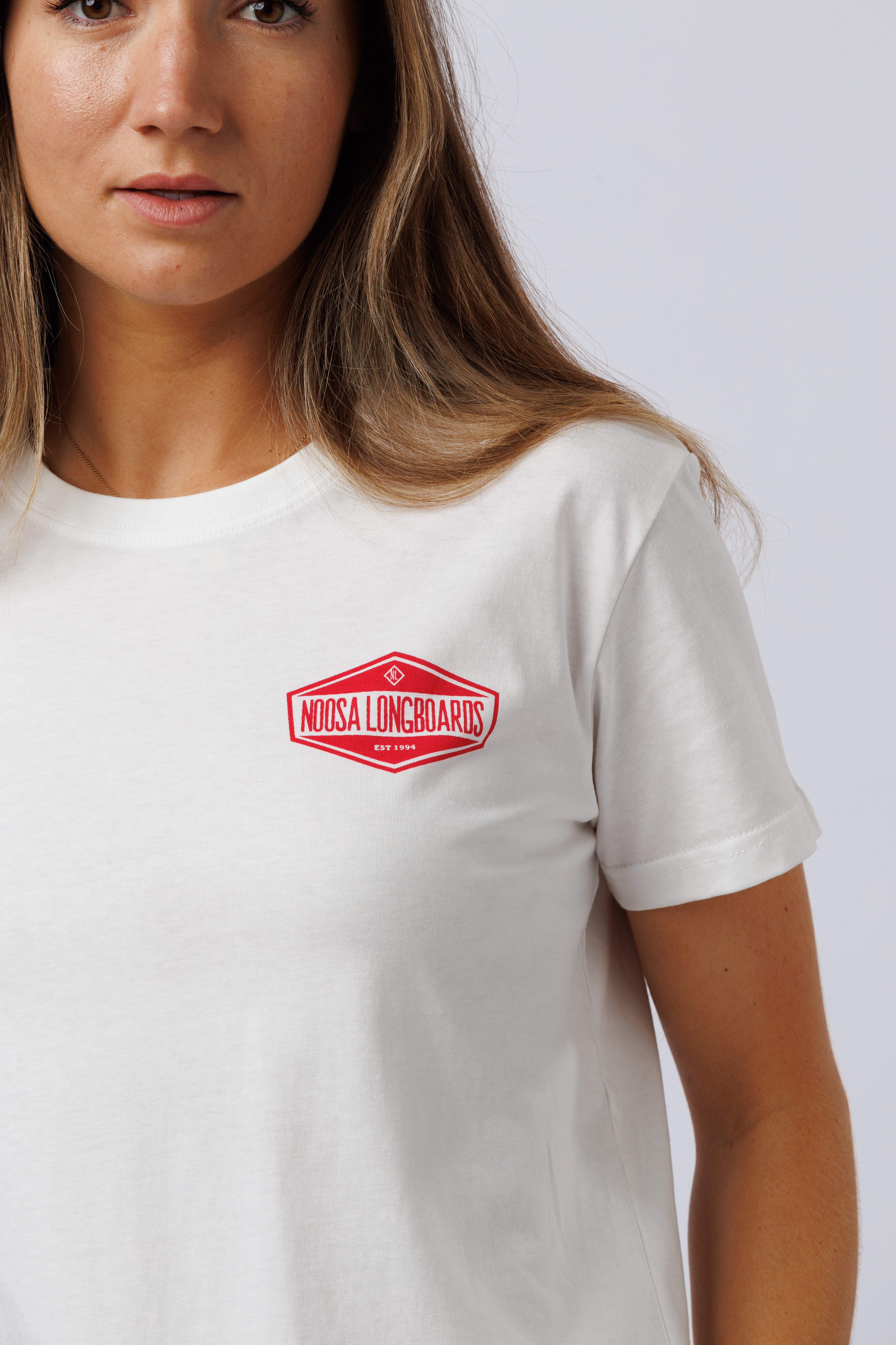 NL Womens  Surf Wax Tee White