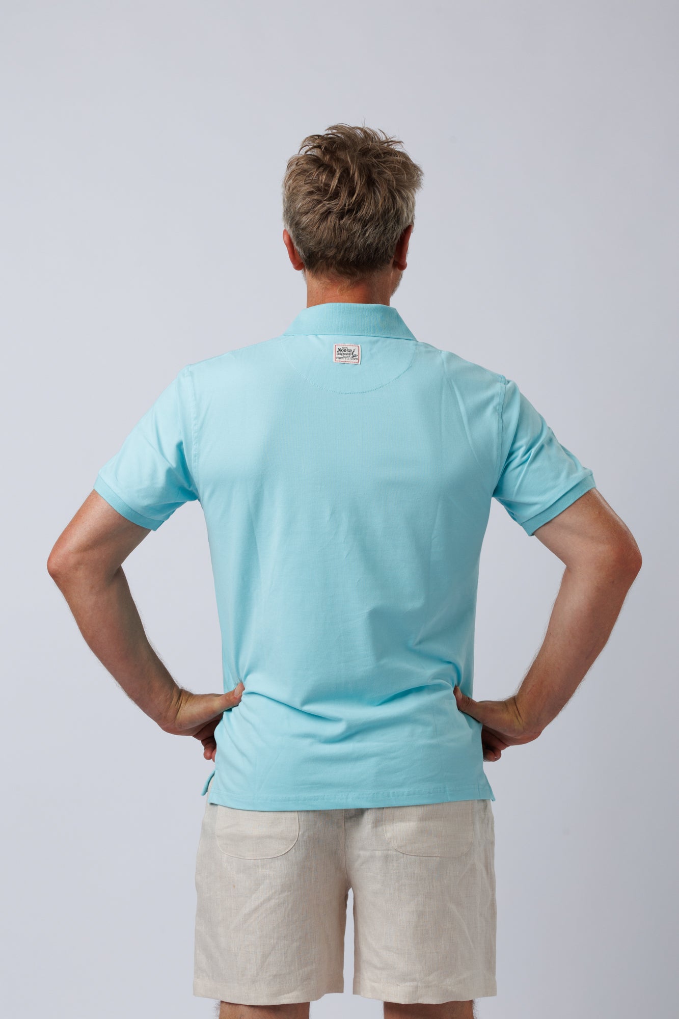 NL Surf Am Golf Pm Polo Light Blue & Yellow