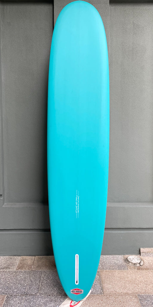 9'0 Performance Log Aqua Green White Deck