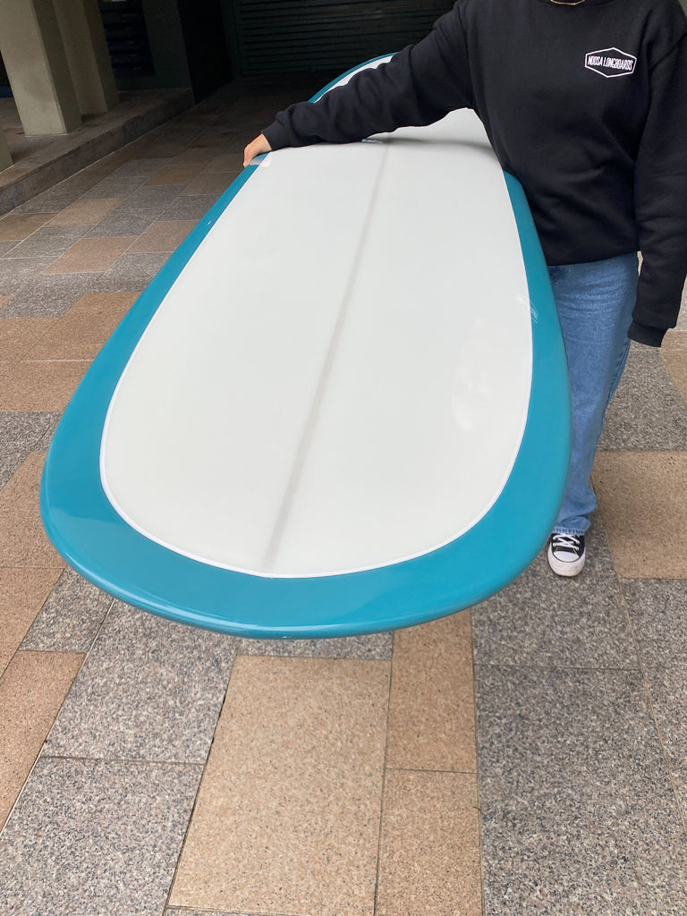 9'6 Little Cove Model Sea Green and White deck