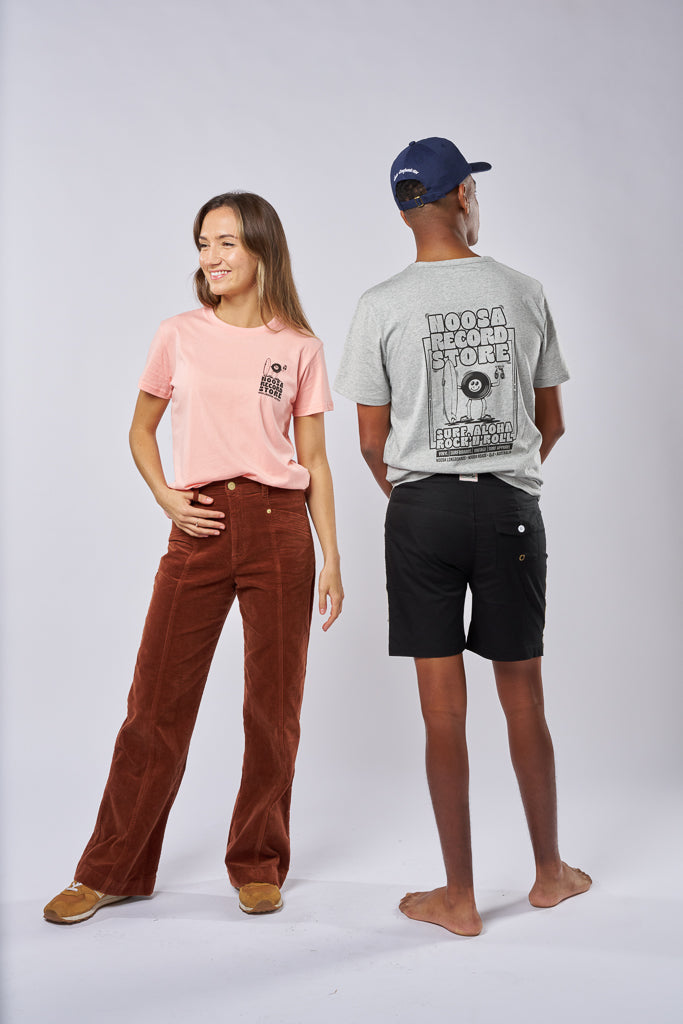 NL Womens Record Store Tee Pink